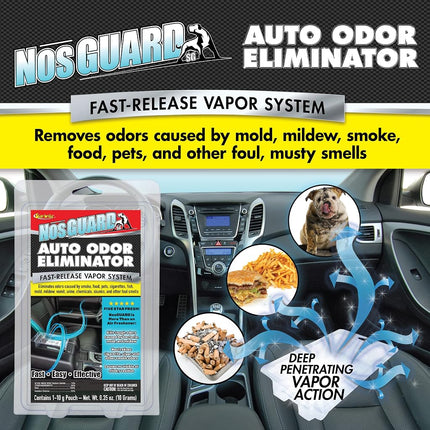 STAR BRITE NosGUARD SG Eliminador de olores para automóviles - Sistema de control de olores ClO2 para hacerlo usted mismo