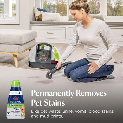 BISSELL� PET PRO OXY Spot & Stain Formula for Portable Carpet Cleaners, 32 oz., 2034