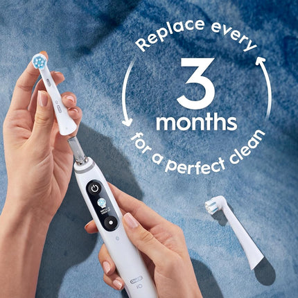 Oral-B iO Gentle Care Replacement Brush Heads, Electric Toothbrush Brush Heads, White, 2 Count