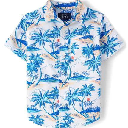 The Children's Place Baby Boys' and Toddler Poplin