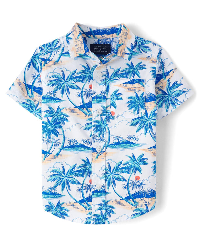 The Children's Place Baby Boys' and Toddler Poplin