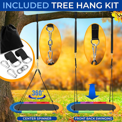 SereneLife Tree Swing for Kids, 67" Outdoor Swing Seat, 700lb Capacity