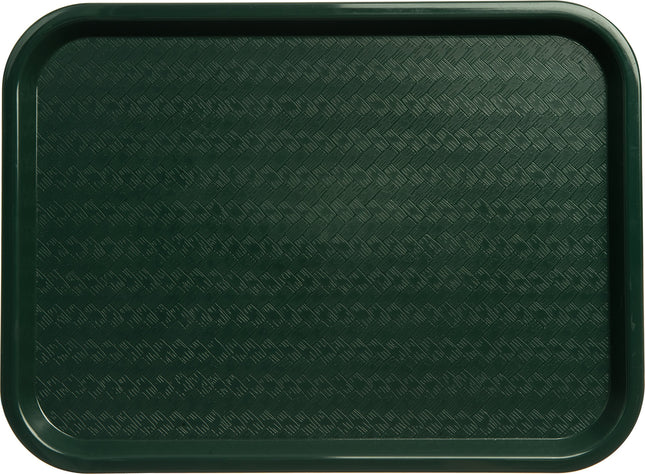 Carlisle FoodService Products CT121608 Caf� Standard Cafeteria/Fast Food Tray, 12" x 16", Forest Green