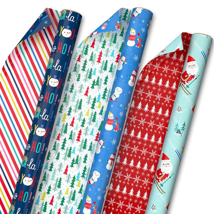 Hallmark Reversible Christmas Wrapping Paper for K