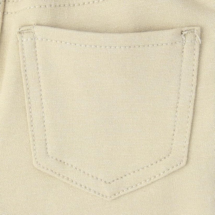 The Children's Place Bebé Niña Jeggings de Punto Ponte con Cintura Elástica, Paquete de 2 Color Arena, 2T