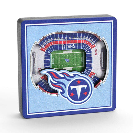 YouTheFan NFL Tennessee Titans 3D StadiumView Magnets - Nissan Stadium