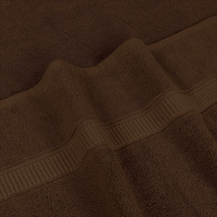 Utopia Towels - Toalla de baño grande de lujo (35 x 70 pulgadas, marrón oscuro) - 600 GSM 100% algodón hilado en anillos, toalla de baño extragrande altamente absorbente y de secado rápido - Toalla supersuave con calidad de hotel (paquete de 2)
