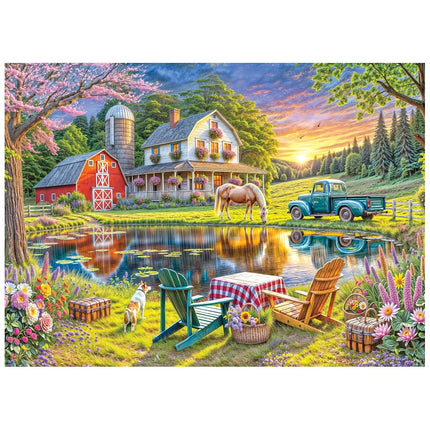 RoseArt - Soft Touch - Backyard - 1000 Piece Jigsaw Puzzle