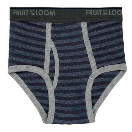 Fruit of the Loom Boys' Fashion Brief (Pack of 5), Stripes and Solids, M