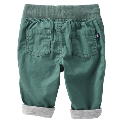 OshKosh B'Gosh Baby Boys' Peached Poplin Pull-On Pants - Green -