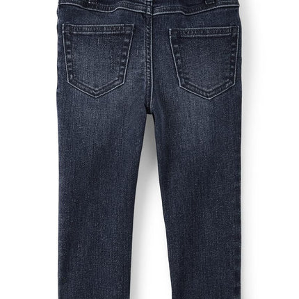 Gymboree Boys' and Toddler Pull on Denim Jeans, Dark Blue Indigo, 12