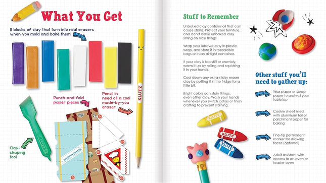 Klutz Paper Make Your Own Mini Erasers