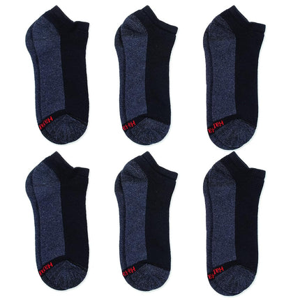 Hanes Men's Big & Tall Max Cushioned Low Cut Socks