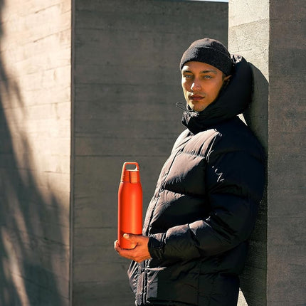 SIGG - Insulated Water Bottle - Shield Therm One - Suitable for Carbonated Beverages - Leakproof - Dishwasher Safe - BPA Free - 90% Recycled Stainless Steel - 0,5L / 0,75L / 1L