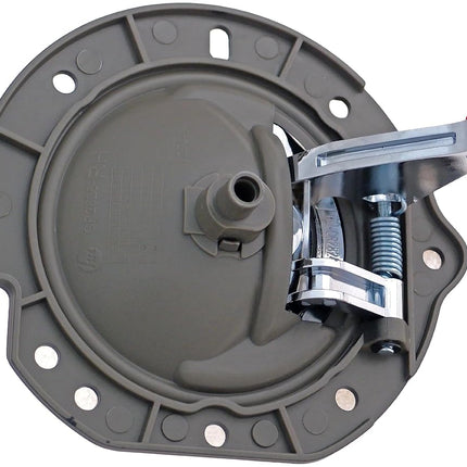 Manija de puerta interior delantera del lado del pasajero Dorman 84000 para modelos selectos de Jeep, negra y cromada