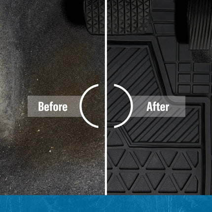 Dickies® 3-Piece Black Adjustable-Runner Truck Floor Mats