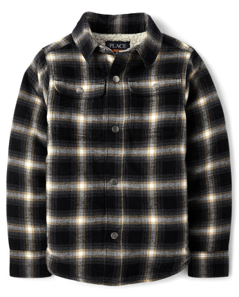 The Children's Place Boys' Sherpa Lined Everday Sh