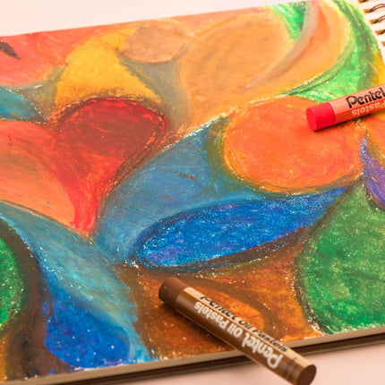 Pentel Oil Pastels 12 Mini Packs - Class Pack of 12 Sets