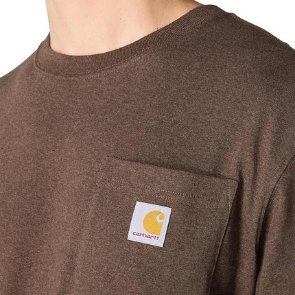 Carhartt Men's Iconic K87 Pocket T-Shirt, Dark Clove Heather, XXXL Tall