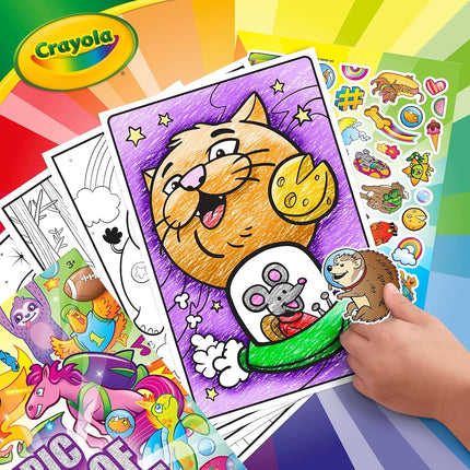 CRAYOLA Libro Épico de Impresionante, Juego de Libro para Colorear Todo en Uno, 288 Páginas para Colorear de Animales, Regalo para Niños, Edad 3, 4, 5, 6 [21 jun 2025] 1
