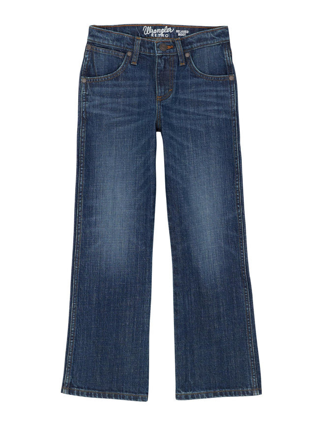 Wrangler Boy's Greely Wash Bootcut Jeans, Jackson 