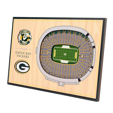 YouTheFan NFL Green Bay Packers 3D StadiumViews Desktop Display - Lambeau Field