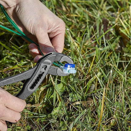 Gardena connectors/terminals: Holder for limiting The Cable Mähroboters, Simple Application, Weather-Resistant Set, Accessories for Mower, 6 + 2 Connector terminals (4089-20)