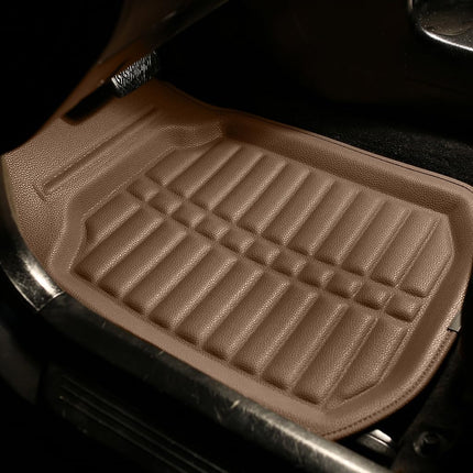 FH GROUP fh-f14407 Tapis de sol en moquette premium – Convient à la plupart des camions, VUS ou fourgonnettes – Beige clair