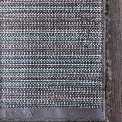 Unique Loom Solo Solid Shag Collection Area Rug- Modern Plush Rug Lush & Soft (4' 0 x 6' 0 Rectangular, Graphite Gray)