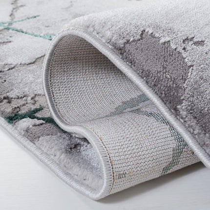 Alfombra Safavieh Craft Collection CFT877Y Moderna Abstracta, 2' 7" x 5', Gris/Verde