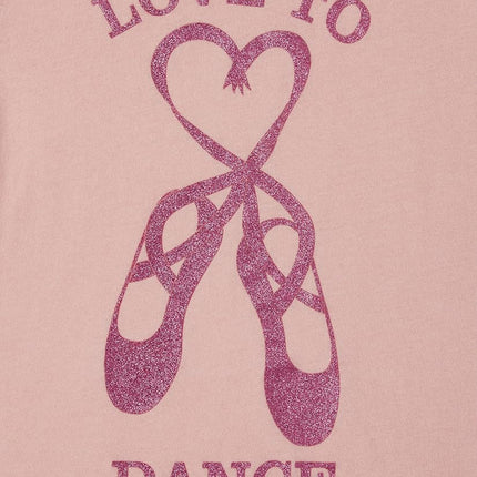 The Children's Place Baby Girls' Assorted Everyday Long Sleeve Graphic T-Shirts,multipacks, Love to Dance 2-Pack, X-Small