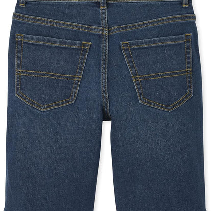 The Children's Place Boys' Denim Shorts, Hume Wash/Strand Wash/Packer Wash 3-Pack, 5