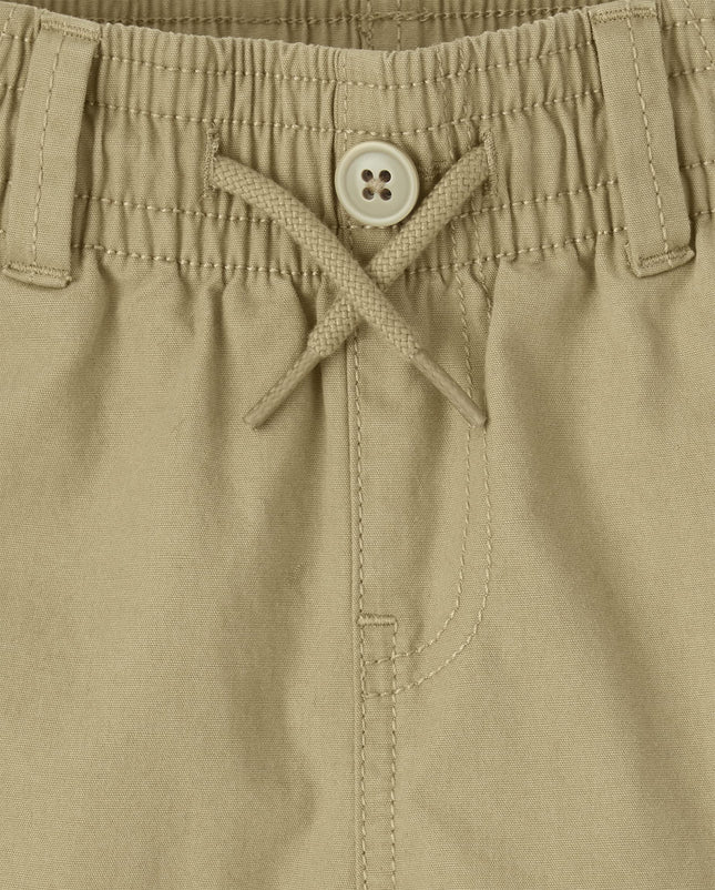The Children's Place Pantalon cargo slim à enfiler uniforme pour garçons, couleur lin, taille 7