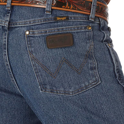 Wrangler Men's Premium Performance Cowboy Cut Regular Jean, Mid Tint, 30W x 32L