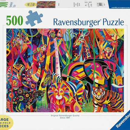 Ravensburger Children Puzzles Jeweled Jungle 500pLF - Ages 2+