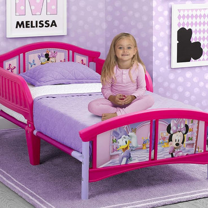 Delta Children Plastic Toddler Bed, Disney Minnie Mouse by Delta Children