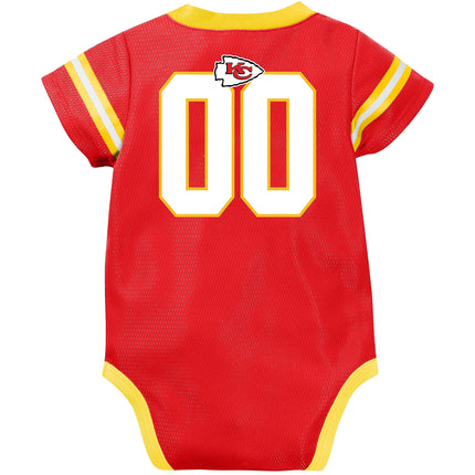 Traje de una pieza tipo camiseta de fútbol americano de Gerber unisex para bebé, color de equipo, 3 a 6 meses