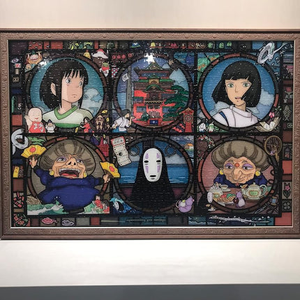 ensky - News from a Mysterious Town [Spirited Away] Artcrystal Puzzle (1000-AC016) - Official Studio Ghibli Merchandise, Multi