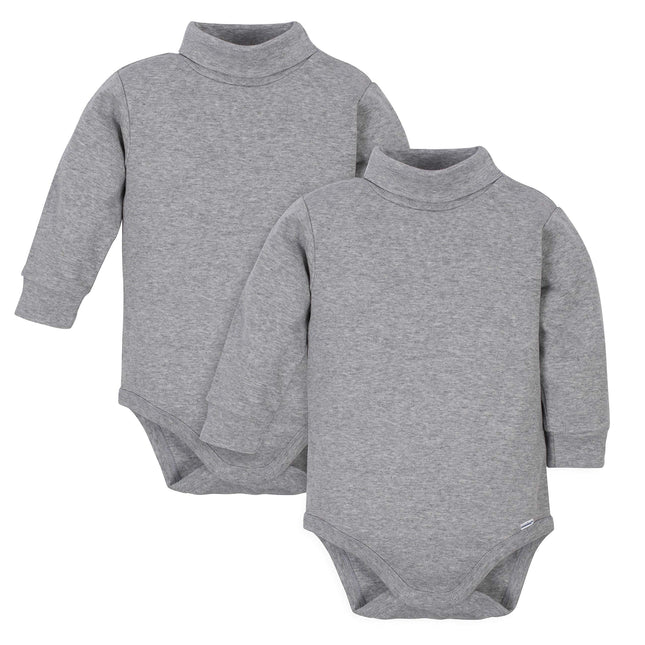 Gerber baby-boys 2-pack Long Sleeve Turtleneck One