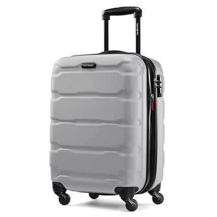 Samsonite Omni Pc Hardside Expandable Luggage, Silver, Carry-On 20-Inch, Omni Pc Hardside Expandable Luggage with Spinner Wheels