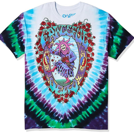 Liquid Blue Men's Grateful Dead Seasons of The Dead Tie Dye T-Shirt, Multi, Medium