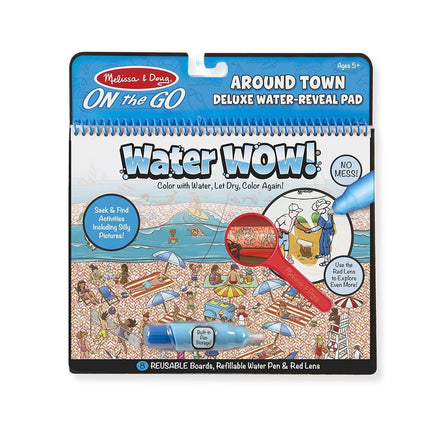 Melissa & Doug On the Go Water Wow! Reusable Water-Reveal Deluxe Activity Pad � Around Town