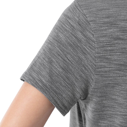 Fruit of the Loom Women's Sleeve Tee and Short 2 Piece Sleep Set, Heather Grey, 3X