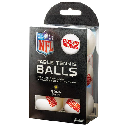 Franklin Sports NFL Cleveland Browns Table Tennis Balls