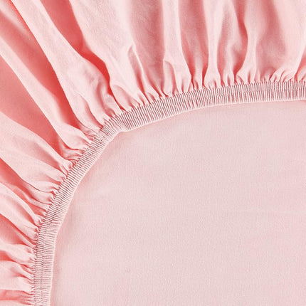HonestBaby 2-Pack Organic Cotton Fitted Crib Sheets, Light Pink, One Size