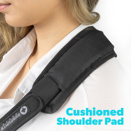 GoSports Cabestrillo para lesiones de hombro, codo y desgarro del manguito rotador - Cabestrillo ajustable para hombres y mujeres - Cabestrillo para brazo izquierdo y derecho