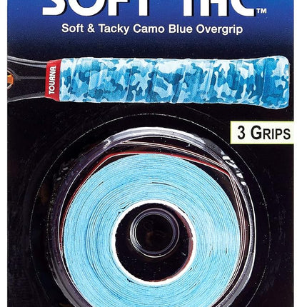 Tourna Soft Tac Blue Camo Overgrip for Tennis and 