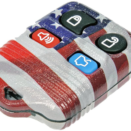 Dorman 13607US Cubierta del transmisor de entrada sin llave compatible con modelos selectos de Ford/Lincoln/Mercury, rojo; blanco; azul