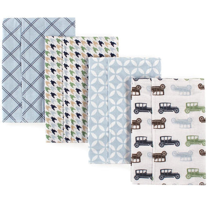 Hudson Baby Baby Layered Flannel Burp Cloth, Cars 
