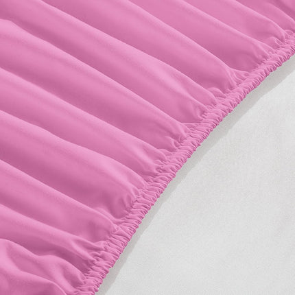 Elegant Comfort 1500 Premium Hotel Quality 18-24 Inches Deep - Extra Deep Pocket Single Fitted Sheet for High Mattress, Luxury and Softest, Smart Pocket - Wrinkle Free, Twin/Twin XL, Light Pink